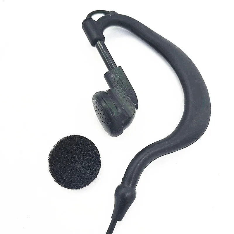 20pack a lot pcs 2 Pin Earpiece with PTT Mic K Type Plug Walkie Talkie Headset Intercom Headphone for Baofeng UV-5R UV 5R UV-5RE