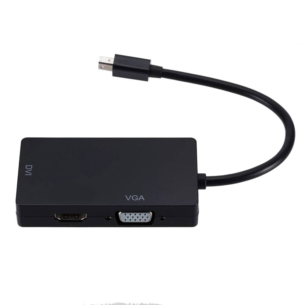 3 в 1 адаптер-конвертер с портом дисплея DP на HDMI-совместимый DVI VGA