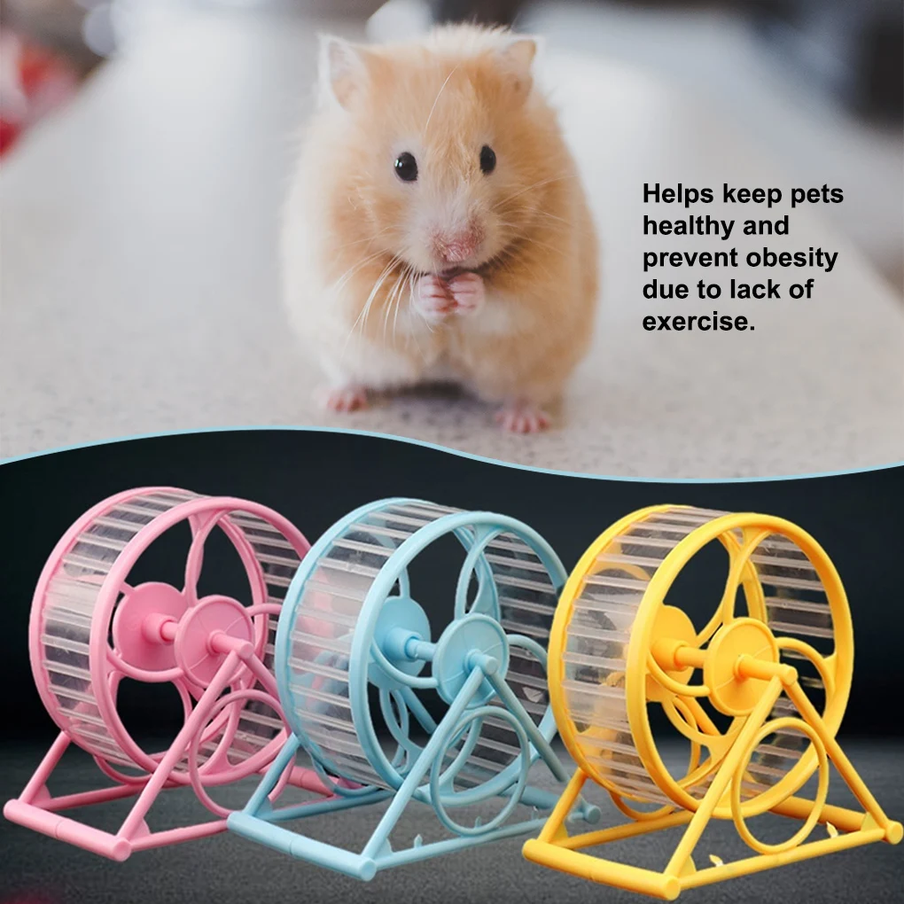 

New Pets Jogging Running Wheel PP Sports Toy Anti-slip Small Animals Silent Rotatory Funny Wheels Toys Supplies Cages