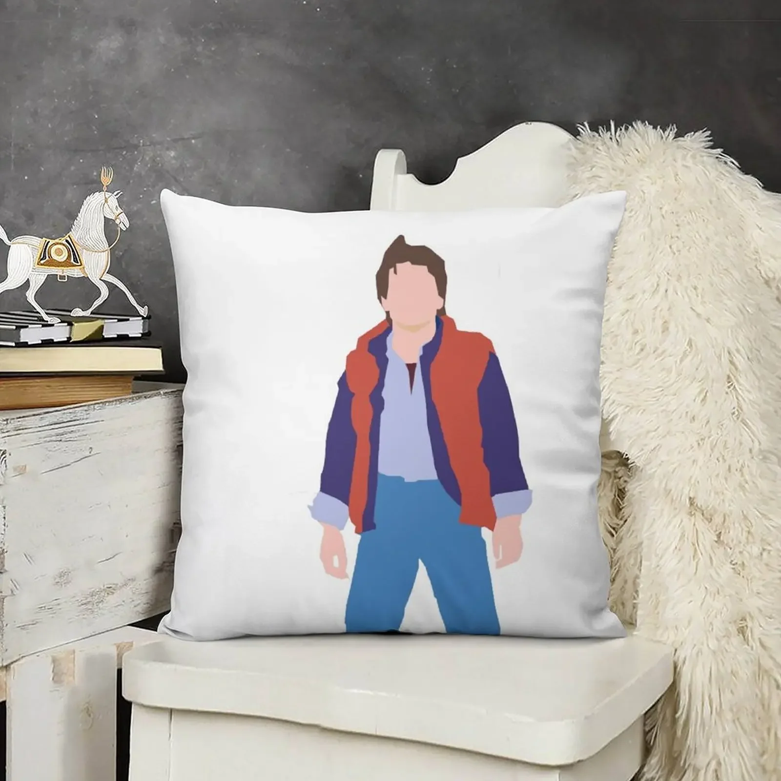 Декоративный чехол для подушки Marty McFly