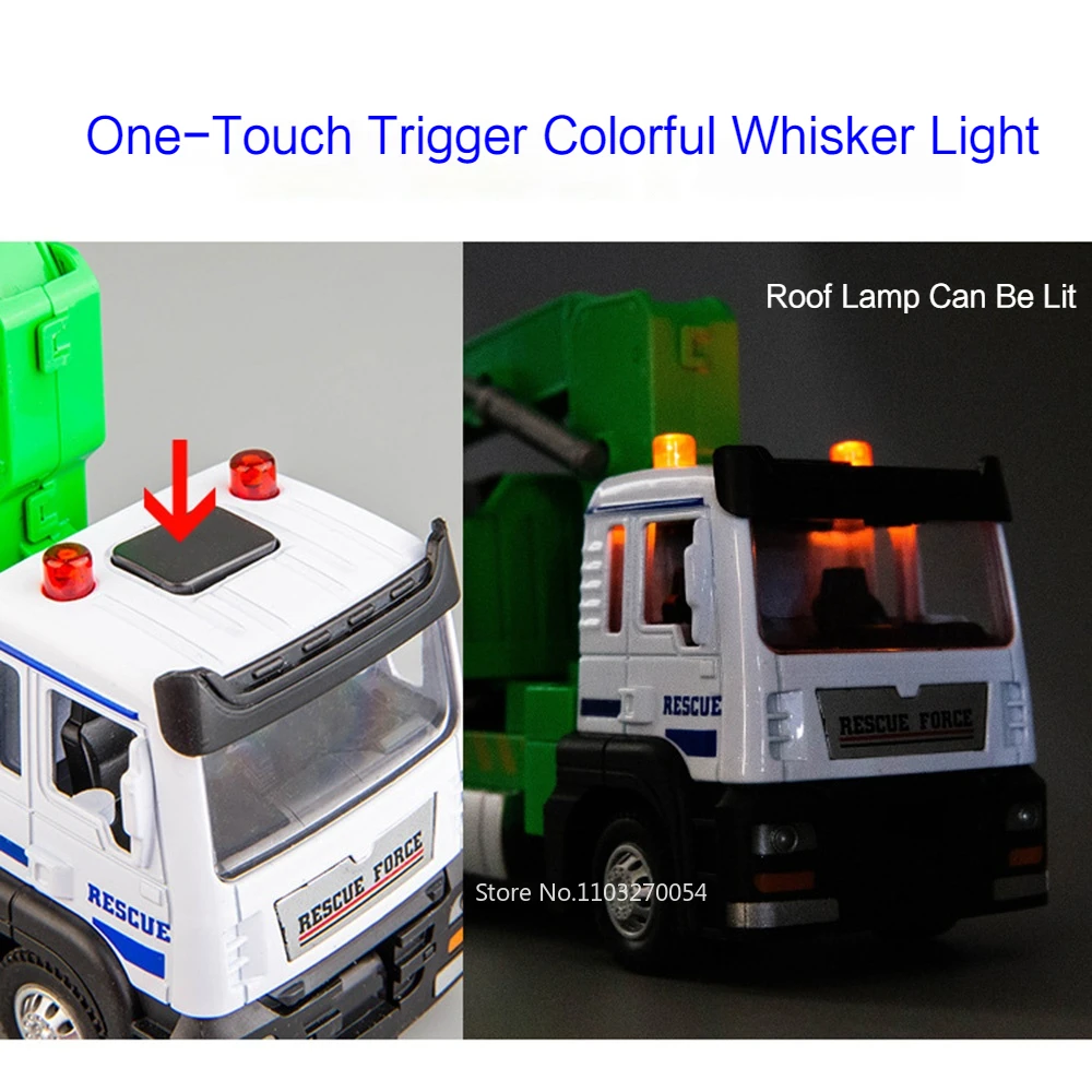 1/50 Масштаб Литая Под Давлением Игрушечная Модель Грузовика Для Сбора Леса