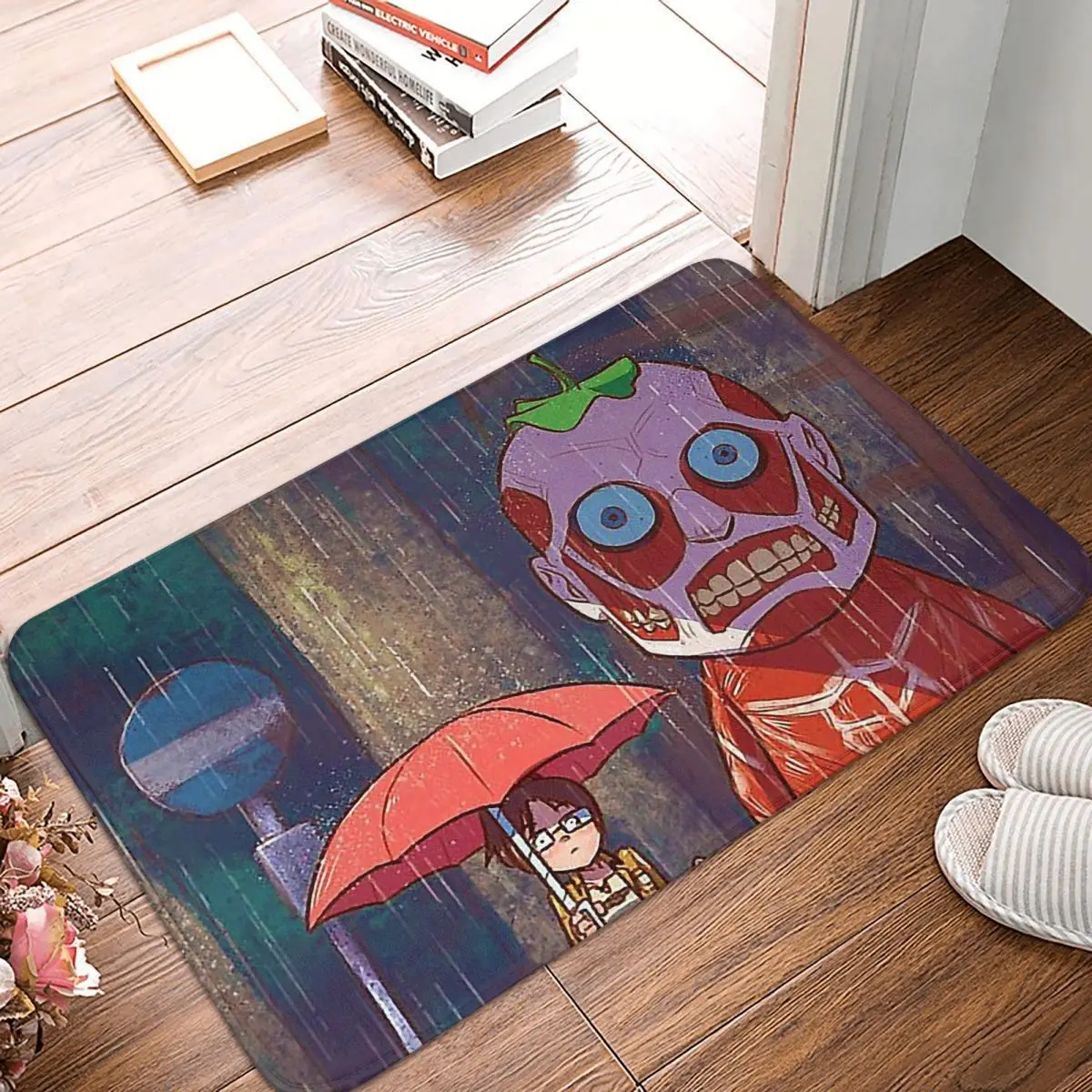 

Totoro Animated Fantasy Film Kitchen Non-Slip Carpet My Neighbor Titan Living Room Mat Entrance Door Doormat Floor Decor Rug