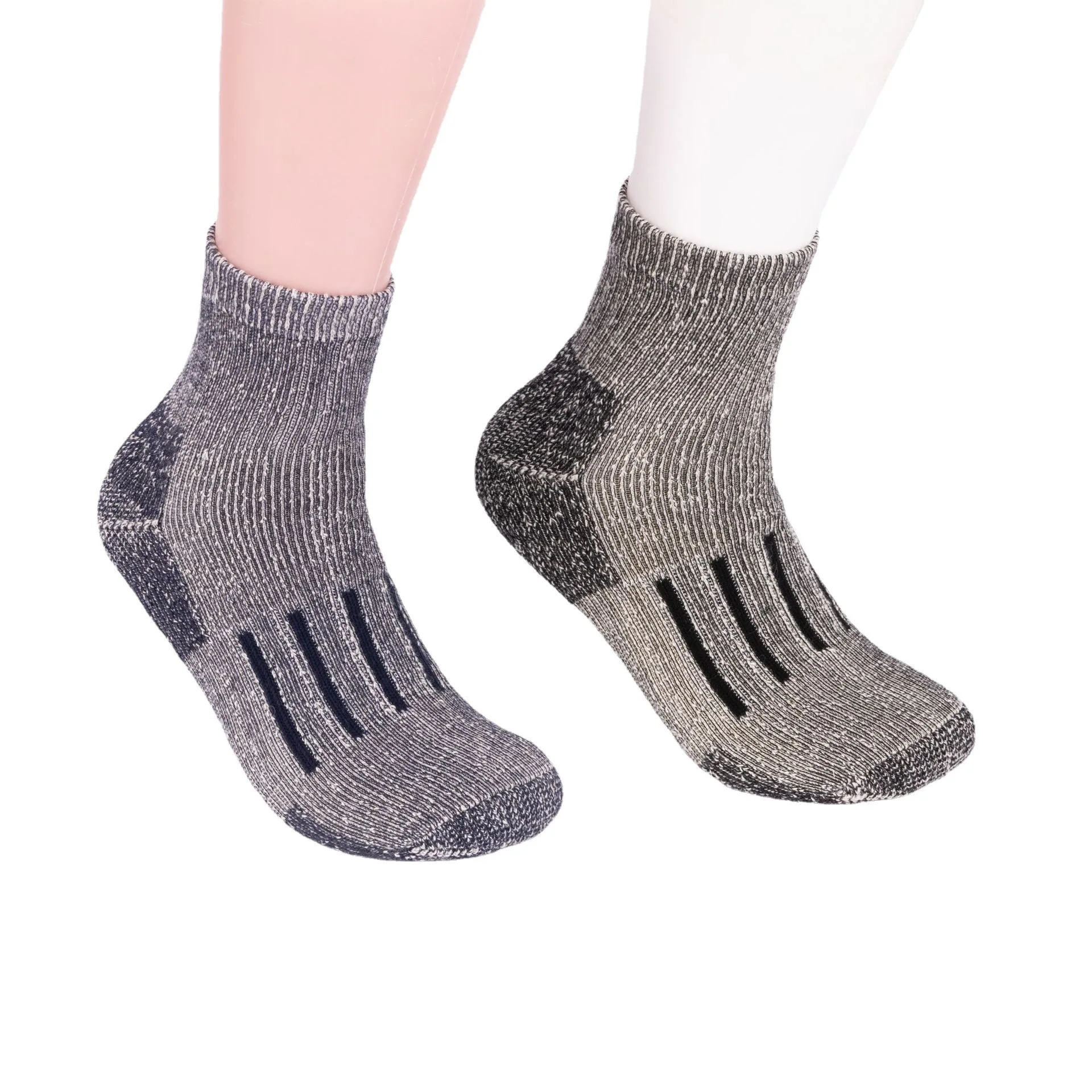 

Wool Sox Men's Spring And Winter Plus Velvet Thickened Warm Sock Soft Short Sports Crew Socks Outdoor Skiing Socks
