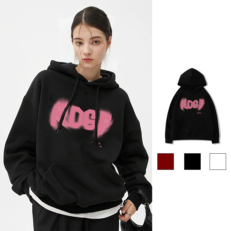 

Oversized Hoodie Women 2022 Words On Back Hoodie Graphic Hoodie Harajuku Sweatshirts Women Autumn Winter Sweatshirt Coat Y2K Top