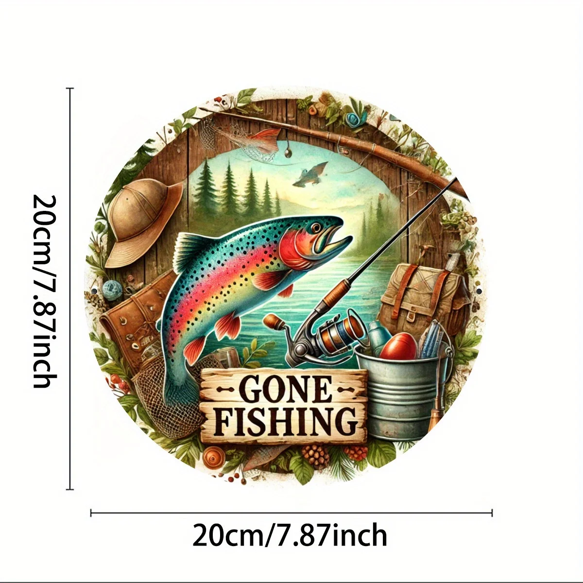 

Декоративная металлическая табличка HELLOYOUNG для дома