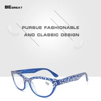 begreat classic high definition lens reading glasses for women red cat eye magnifying old flower presbyopic eyeglasses frames