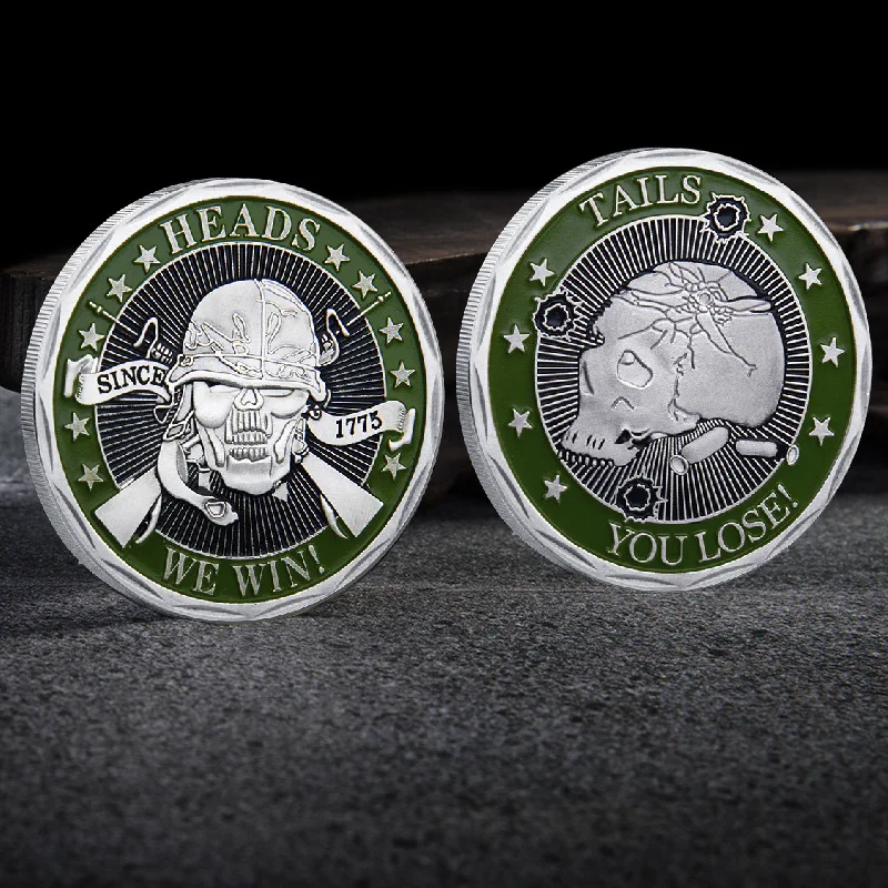 Памятные монеты с золотым/серебряным покрытием 1775 головок |