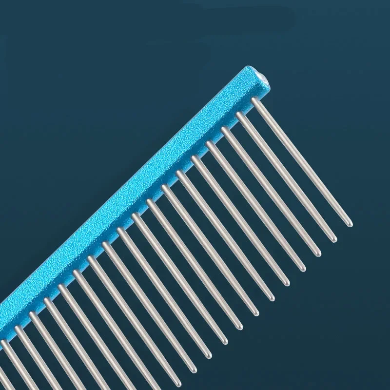 Легкая алюминиевая красота для собак прямая расческа открытия узла инструмент