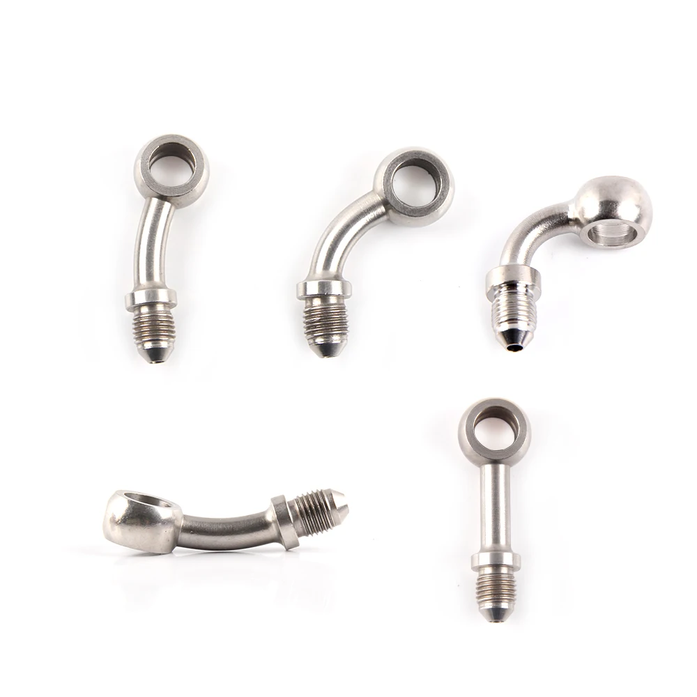 

AN3 Motorcycle Motor Bike Hydraulic Brake Oil Hose Line Fitting stainless Steel 10mm hole