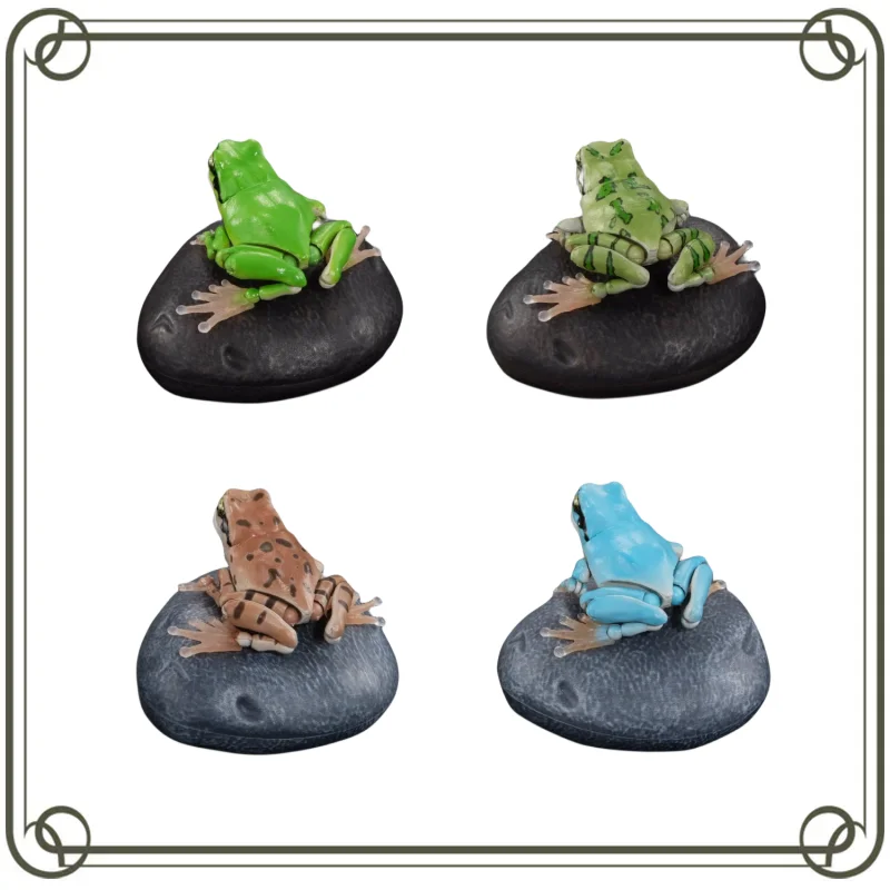 Bandai Gashapon биографическая энциклопедия фигурки дерево лягушка имитация лягушки