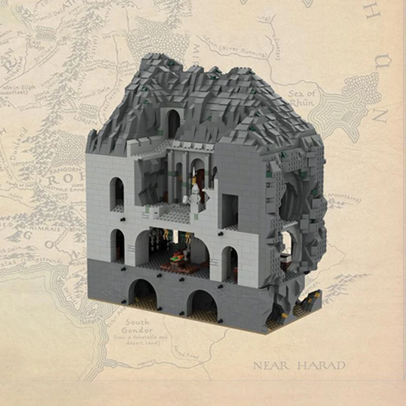 Moc UCS масштабные шлемы глубокая крепость войны всемирно известный средневековый