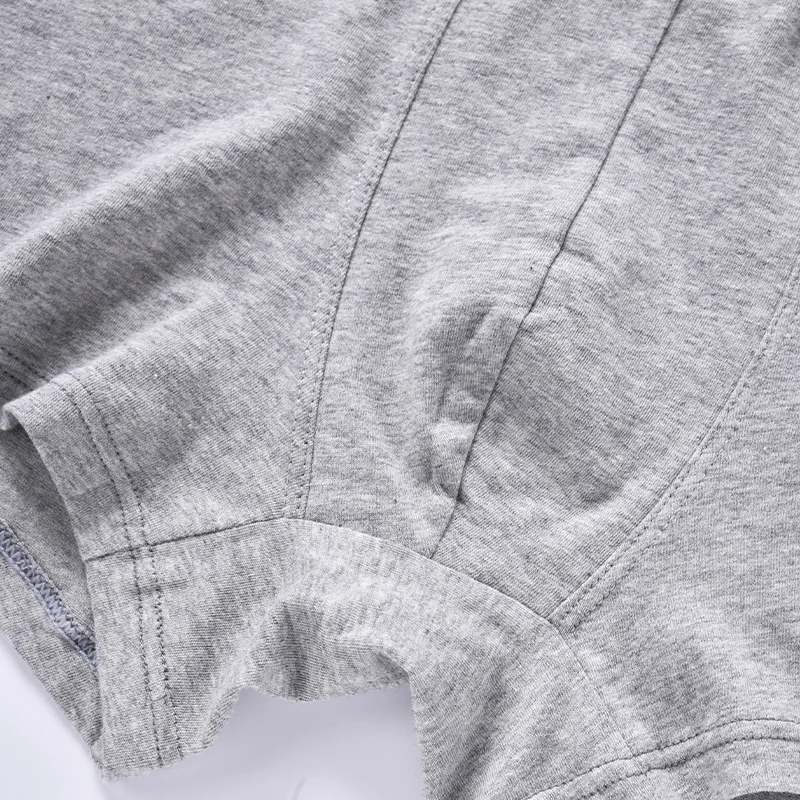 4pcs Boxer Male Panties Men's Underwear Boxers Man Cotton Sexy Set Solid Underpants Comfortable Brand BoxerShorts European Size