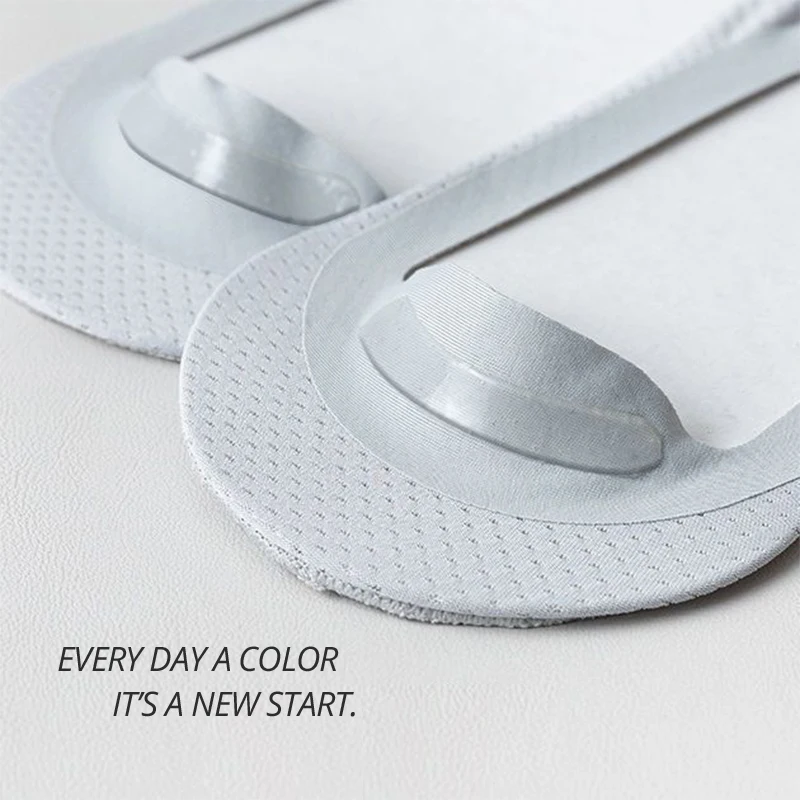 10 Pairs/Lot Men's Cotton Socks Deodorant Sweat Absorption Summer Sock Thin Breathable Silicone Non-slip Silk Boat Socks