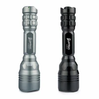 uniquefire m9 xm l2 tactical flashlight 150mm length mini led torch with 1200 high lumens10w lame power by 18650 battery