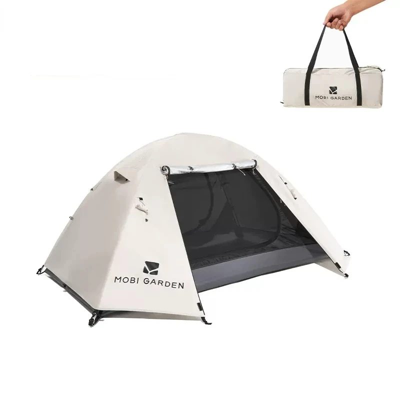 

Bagpacking Tent Portable Ultralight Rainproof Windproof Sunscreen 3 Season 2-4 Person Tent for Outdoor Camping Fishing Picnic