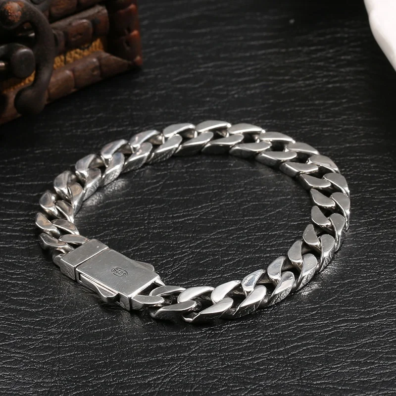 BOCAI S925 Браслеты-подвески из стерлингового серебра для мужчин Eyes of God Кубинская