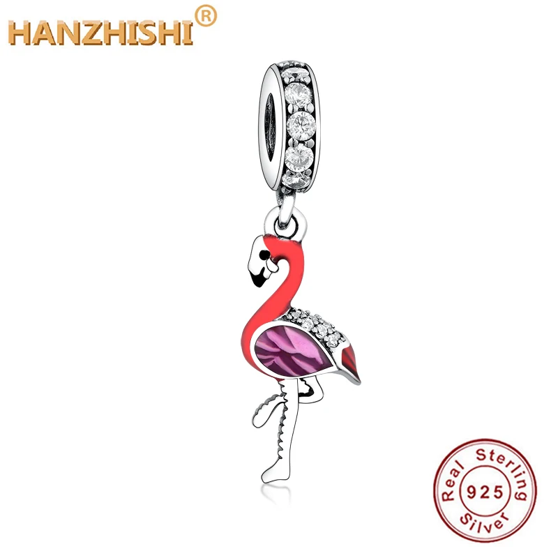 Новые бусины-подвески в виде фламинго попугая собаки подходят для оригинального