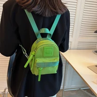 mini backpacks for women 2022 kawaii school backpack girls green shoulders bag travel knapsack crossfit packbag korean purse ins