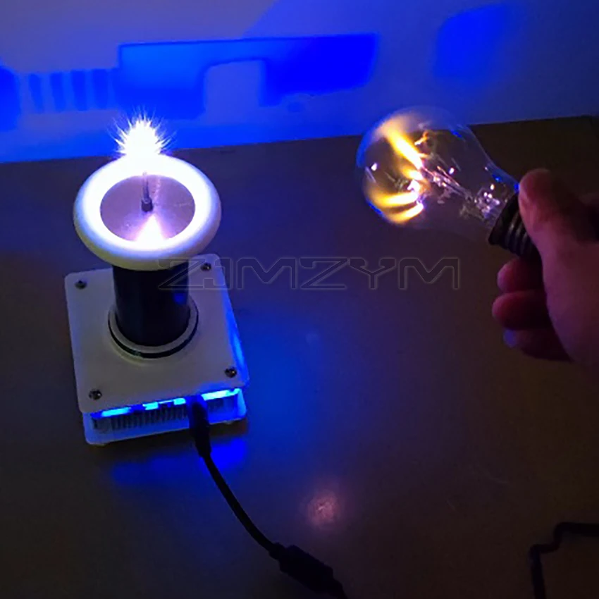 Музыкальная катушка Тесла 100-240 В мощный плазменный громкоговоритель