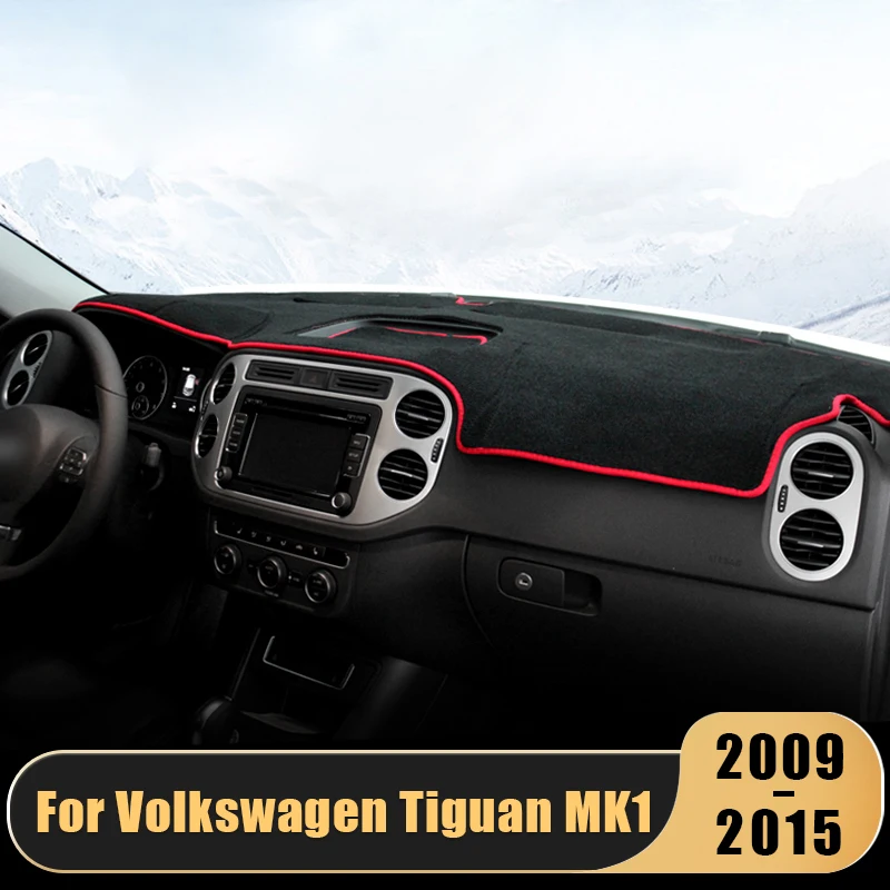 

Car Dashboard Cover For Volkswagen VW Tiguan MK1 2009 2010 2011 2012 2013 2014 2015 Avoid Lights Mat Instrument Carpet Accessori