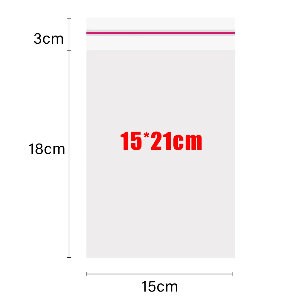 

Самоклеящиеся прозрачные пакеты для упаковки