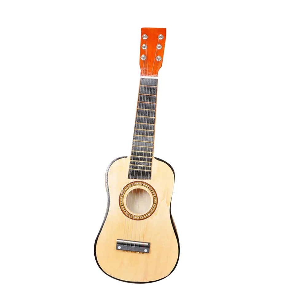 

Детская Акустическая гитара, деревянная игрушка для начинающих, музыкальный мини 6-струнный инструмент, гитары, классическое детское укуле...