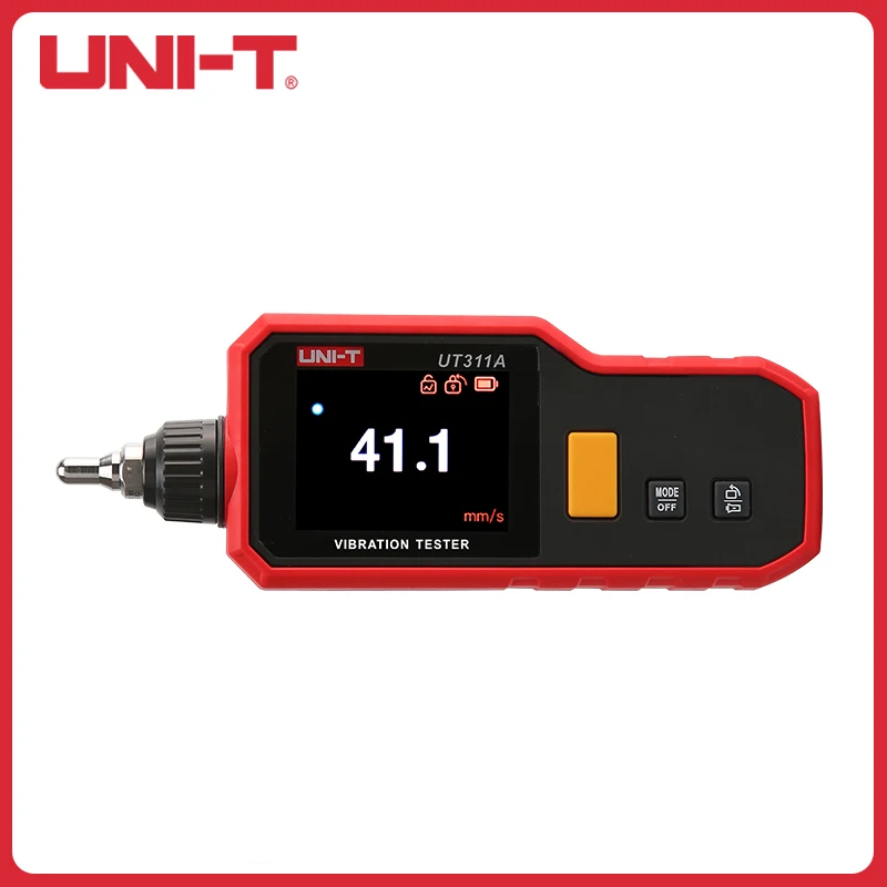 

UNI-T Handheld Vibration Tester UT311A UT312A 2.4 TFT Screen Digital LCD Display Data Hold Velocity Displacement Testers