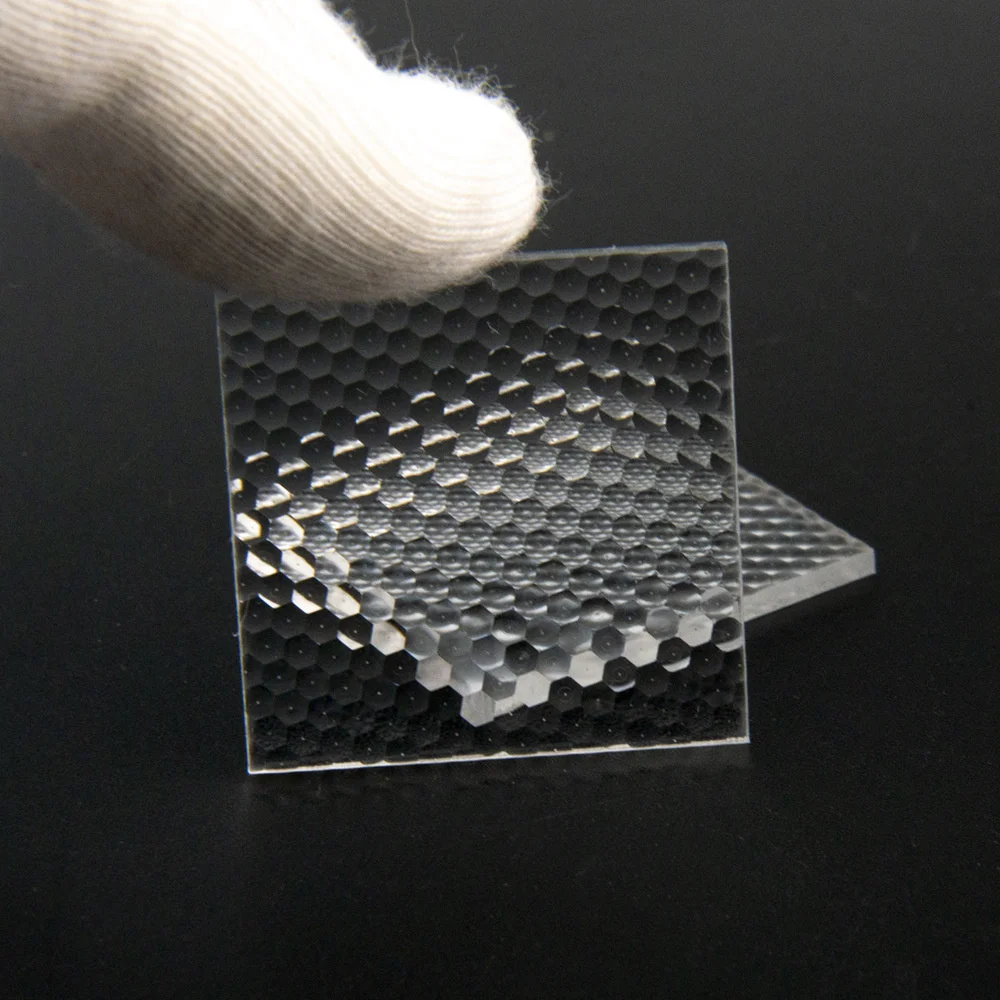 Акриловые составные линзы для глаз, светодиодный светильник, равномерная оптическая ультратонкая линза 30*30 мм, оптический эксперимент по физике