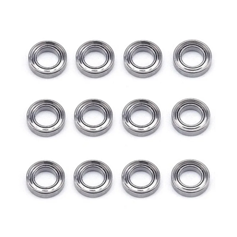 

12 шт. 144001-1296 4x7x2 мм запасные подшипники для Wltoys 144001 124019 124018 Запчасти для радиоуправляемых автомобилей