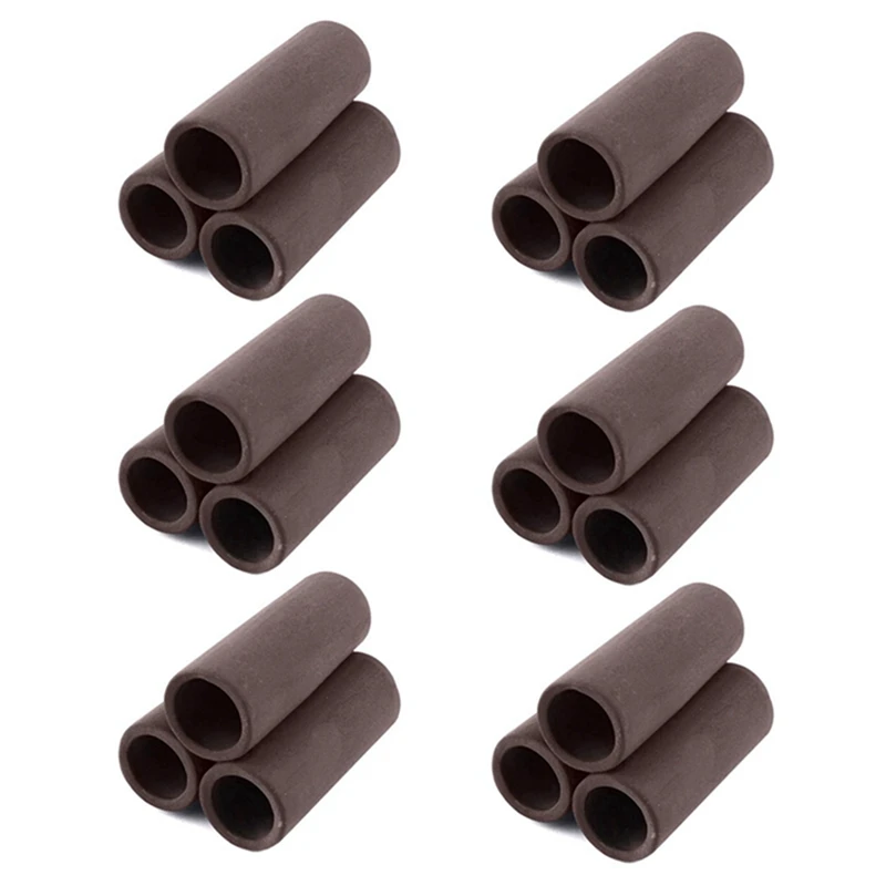 

18 Pcs Brown Ceramic Shelters - Shrimp Habitat, Breeding Tube, Hiding Cave