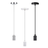 e27 screw type lighting kit hanging light socket lamp holder with line chandelier line set diy retro hanging lamp accessories