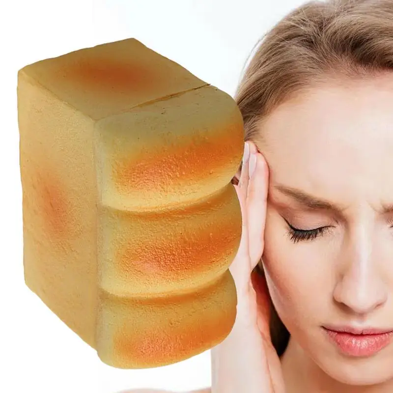 

Bread Fidget Toy Simulation Bread Funny Squeeze Stress Toy Funny Bread Squeeze Toy Safe Tear Resistant Comfortable For Halloween
