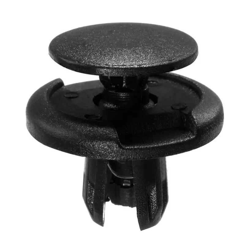 

50pcs Universal Car Bumper Fender 8mm Hole Plastic Rivets Fasteners Screw Car Fastener Clips For Toyota Mitsubishi