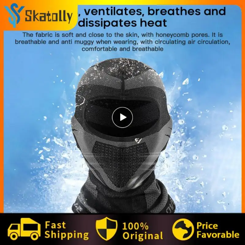 

Motorcycle Headgear Hiking Balaclava Scarf Sunscreen Ice Riding Face Cover Outdoor Bicycle Motorcycle Cycling Breathable Cool