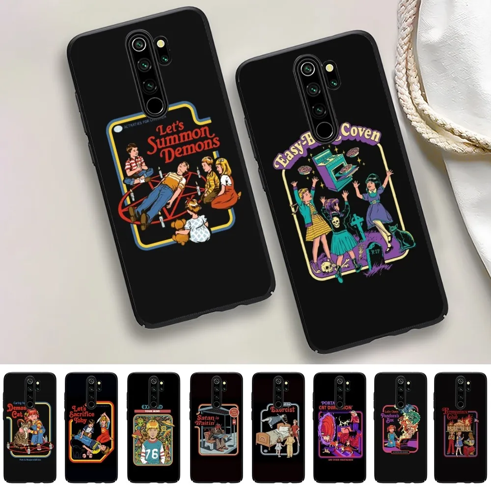 Забавный Графический фон Хэллоуин Let's Summon Demons для Redmi 5 6 7 8 9 10 plus pro A GO K30 K40 F3 Fundas