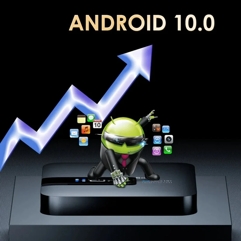 Приставка Смарт-ТВ H20PRO на Android 10 2 + 16 ГБ 6K 4 P