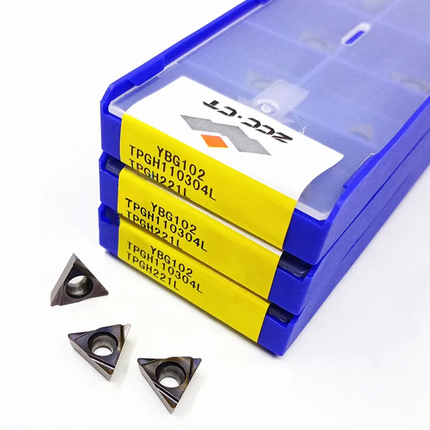 

TPGH110302L YBG102/TPGH110304L YBG102/TPGH110302L YNG151/TPGH110304L YNG151 TPGH221 TPGH11 ZCC.CT Твердосплавные пластины с ЧПУ 10 шт./кор.