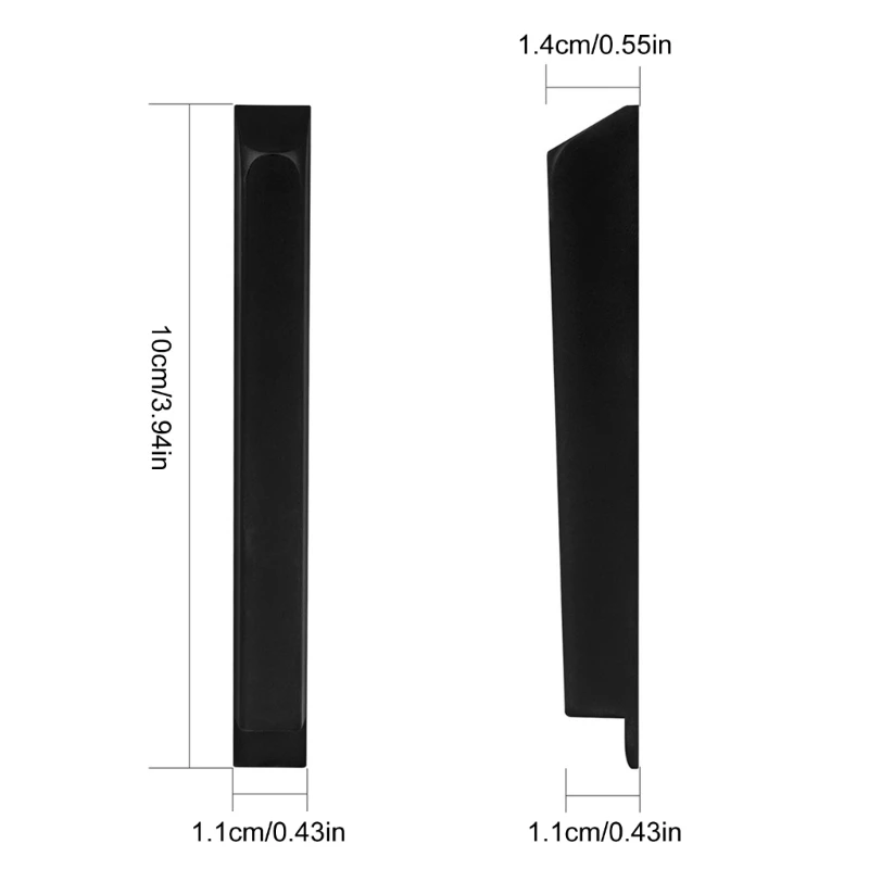 10 шт. пластиковые черные клавиши для фортепиано сменные элегантные