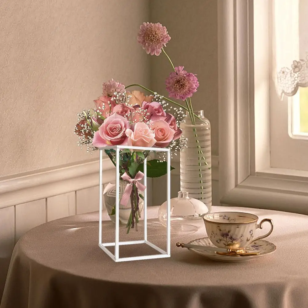 

Tieyi Wedding Props Rectangular Frame Four-piece Wedding Decoration Stage Guide Square Three-dimensional Road Pieces Geomet U9W4