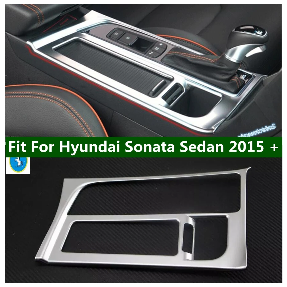 

Lapetus Transmission Shift Gear Panel Frame Decoration Cover Trim 1 Pcs Fit For Hyundai Sonata Sedan 2015 2016 2017 ABS