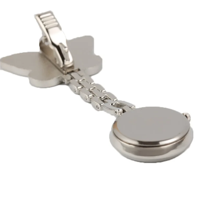 Butterfly Shaped Quartz Fashionable and Compact Women's Wach Various Colors Nurse Doctor Simple Watch Women's Pocket Watch Clock