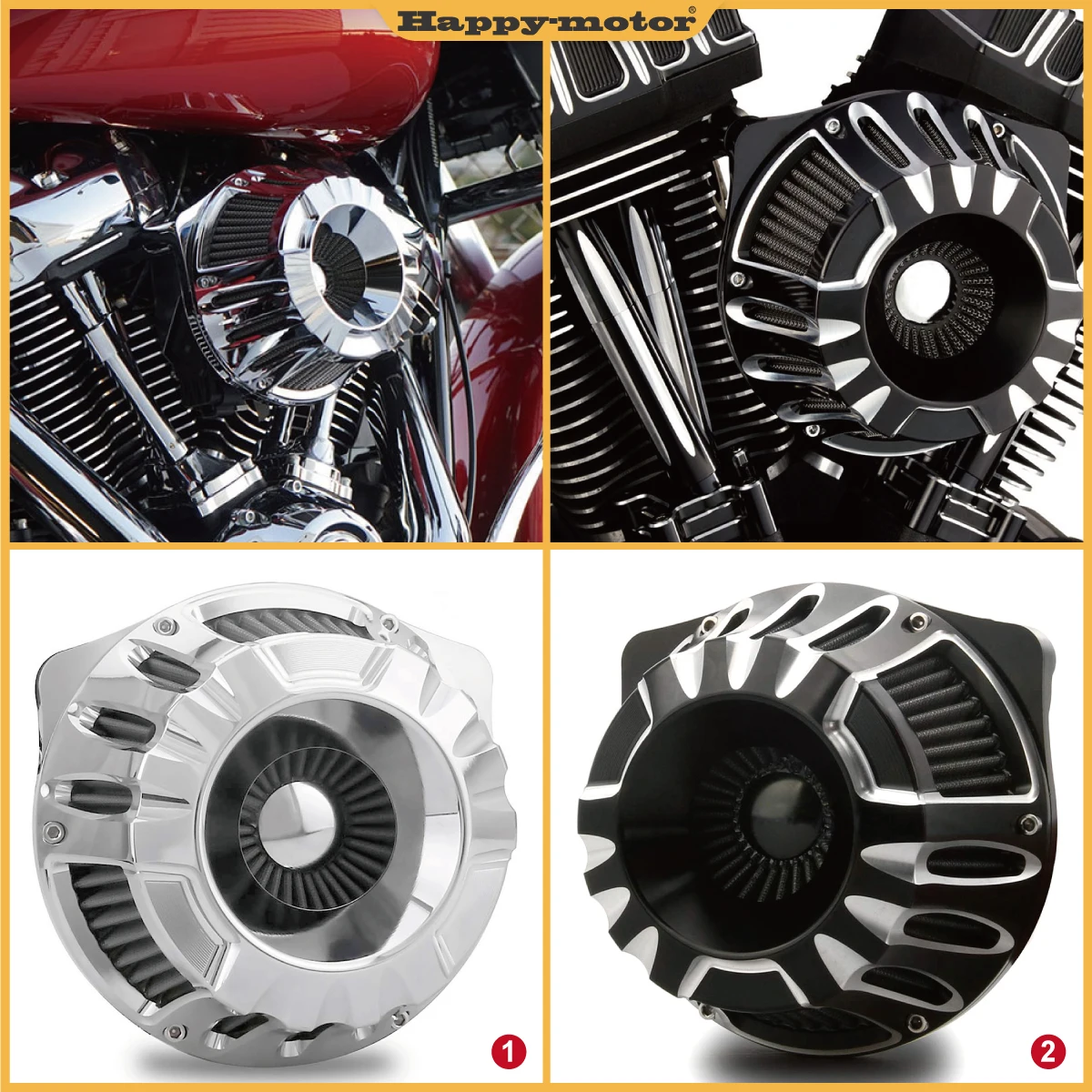 Полый воздухозаборный фильтр для Harley Sportster 883 Seventy Two FORTY EIGHT XL1200X