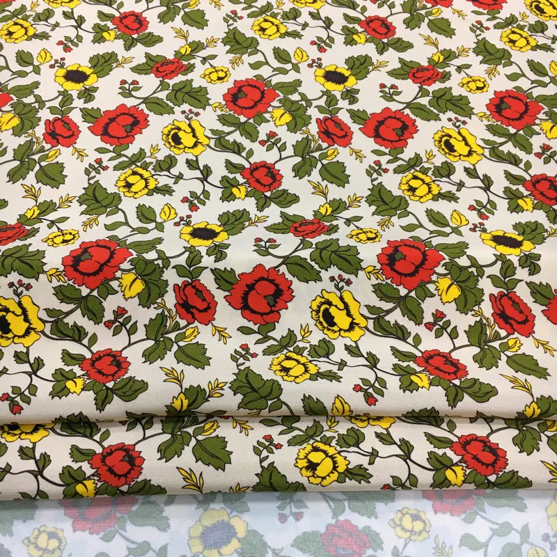 Роскошная брендовая бежевая имитация шелка стрейчевая атласная ткань высокого