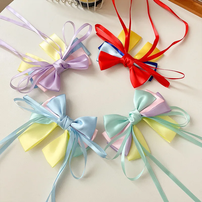 

New fashion cute bow hairpin Korean girl baby princess side hairpin hair accessory