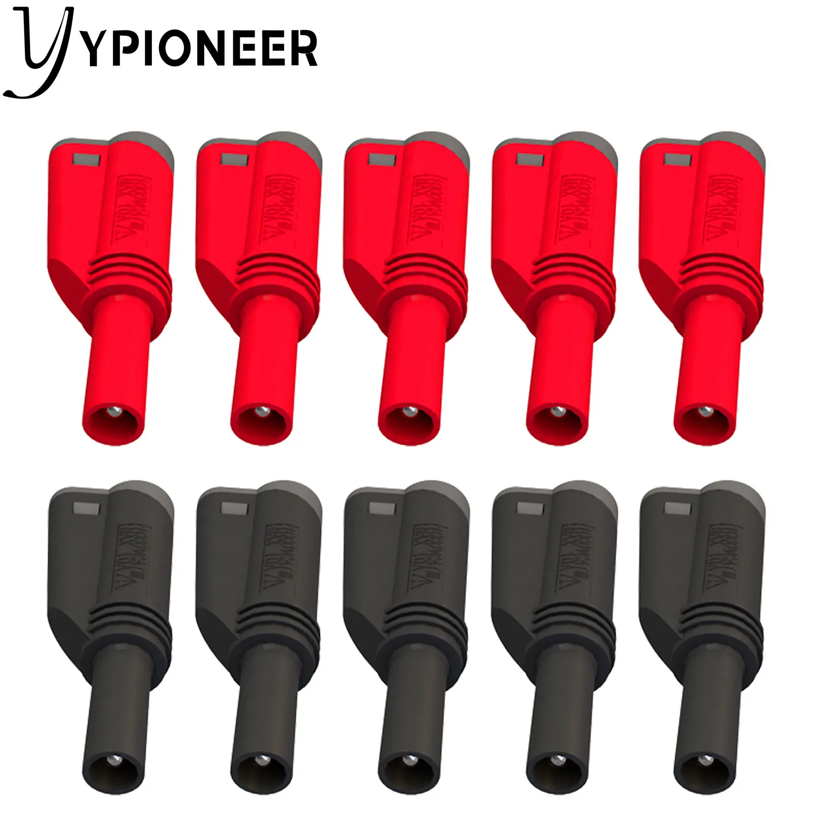 

YPioneer P3005 4 мм штабелируемые заглушки типа «банан» безопасные полностью изолированные беспаечные винтовые фиксации разъемы «сделай сам»