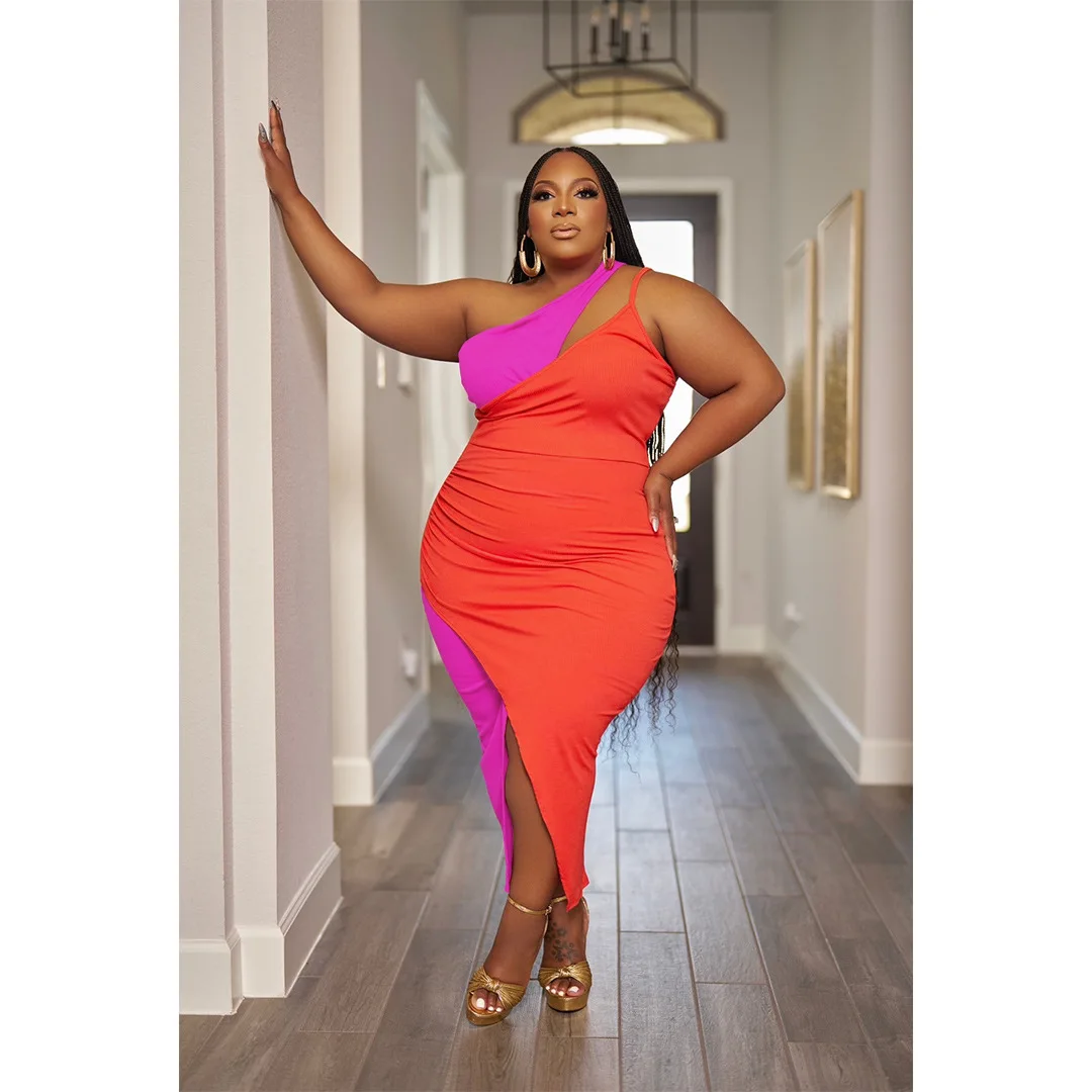 Рисунок 5 - Женское Рифленое платье в стиле пэчворк без рукавов