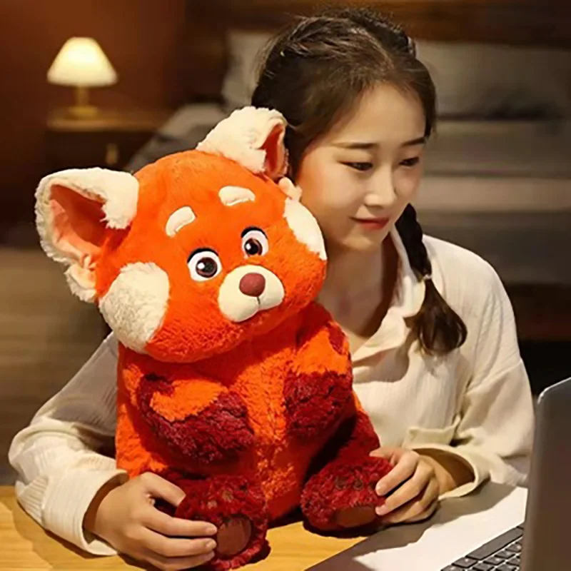 Поворотная красная Mei плюшевая игрушка 2022 новый аниме мультяшный медведь Кукла