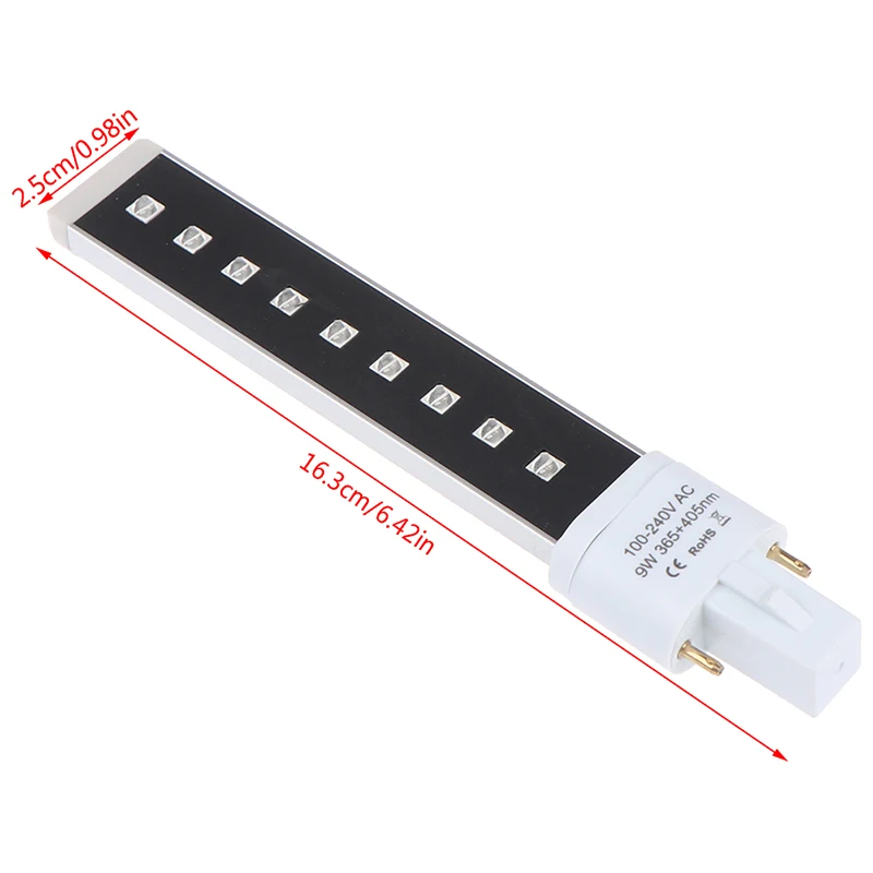 1 шт. 9 Вт светодиодов электронная светодиодная лампа для фототерапии лампочка