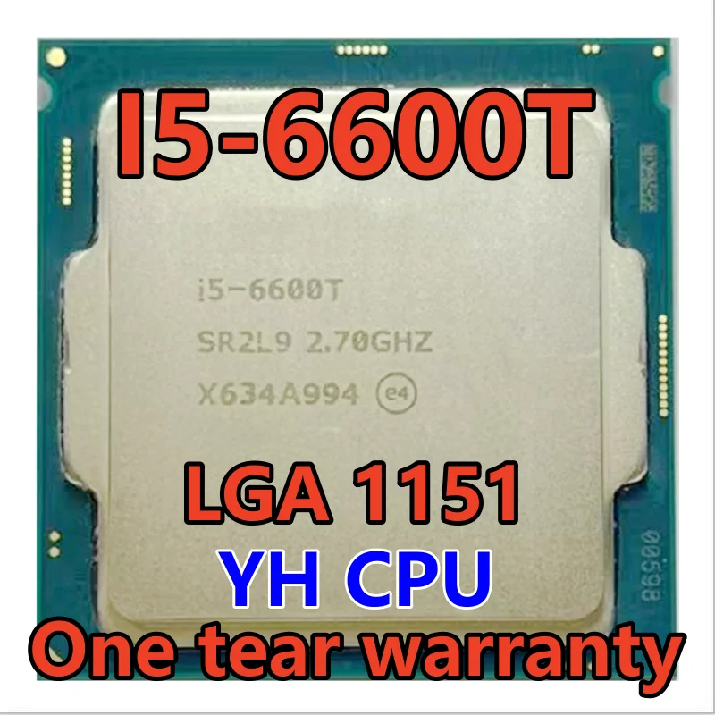 

i5-6600T i5 6600T SR2C0 2.7 GHz Quad-Core Quad-Thread CPU Processor 6M 35W LGA 1151
