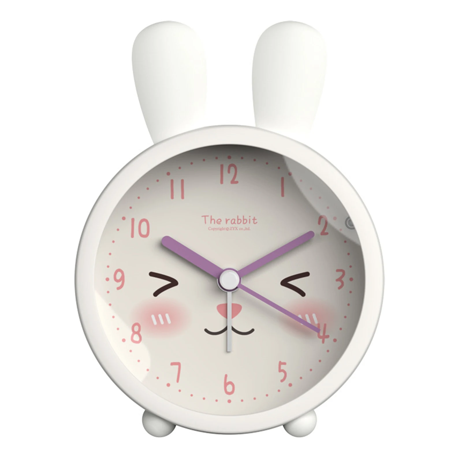

Desk Kids Alarm Clock Bedside Cartoon Desk Clock Desktop Lovely Modern Portable Rotating Clock Hands Children Room